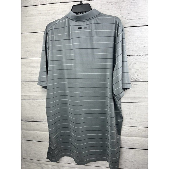 RLX Ralph Lauren Polo Shirt Mens 2XL Gray 2012 US Open The Olympic Club Golf - Picture 8 of 9
